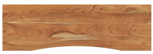 vidaXL Piano Scrivania 160x50x2,5cm Rettangolare Legno Massello Acacia, Piano per scrivania in Legno, Piano per scrivania da Ufficio, Piano