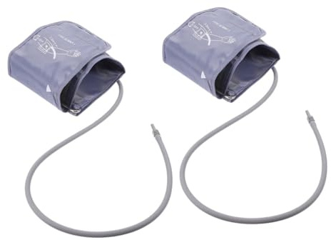 2 Stück Blutdruckmanschette Oberarm Einstellbare Größe 22-32Cm Perfekt Für Blutdruckmessgerät Waschbares Und Praktisches Zubehör Für Zuverlässige Messungen