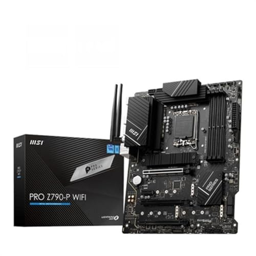 MSI PRO Z790-P - Scheda madre WiFi ProSeries (supporta processori Intel di 12°/13°/14° generazione, LGA 1700, DDR5, PCIe 5.0, M.2, 2.5Gbps LAN, USB 3.2 Gen2, HDMI/DP, Wi-Fi 6E, Bluetooth 5.3, ATX