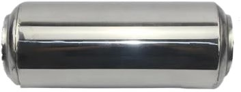 Auspuff Endrohr 1 STÜCK Auspuffrohr Mittelschalldämpfer Für Autoteile Mesh Kleines Loch Schalldämpfer Auspuffrohr 304 Edelstahl Auspuffblende(76mm)