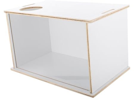 COLLBATH Dekoratives Sandbad Für Hamster Und Kleine Haustiere Multifunktionale Sandbadebox Aus Acrylmaterial Einfach Zu Reinigen Verwenden Als Badehaus Oder Toilette