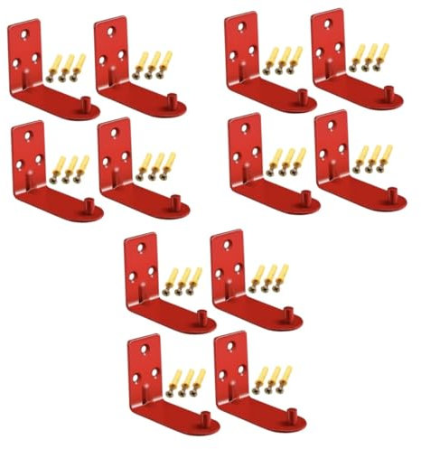 DIYEAH 12pcs Heavy Duty Fire Extinguisher Wall Mount Bracket Hooks Holder for Fire Extinguisher Secure Storage in Garage Home