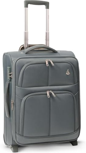 Aerolite 55x40x20 Expandable Ryanair Priority Suitcase, 2 Wheels