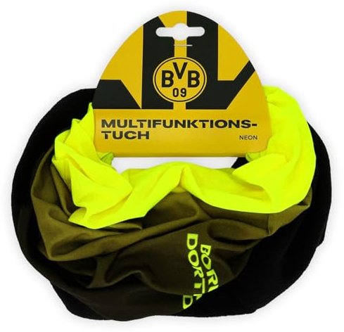Dortmund Borussia BVB Multifunktionstuch schwarz-neon