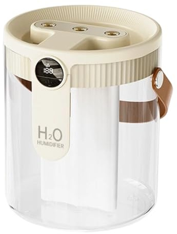 Humidificador Portátil - Humidificador De Aire Para Hogar - Difusor Inalámbrico 1.5L para Dormitorio Plantas Hogar Guardería Interior Oficina Casa