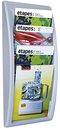 PAPERFLOW Wandhalter Quick Blick/4061-35 H65xB29,0xT9,5cm aluminium