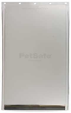 PetSafe Ersatzklappe für Staywell 640 Large, 10 1/8 x 15 3/4, PAC11-11039, getöntes Vinyl, magnetisch