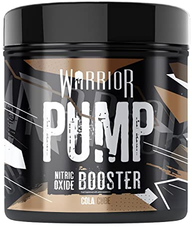 Warrior Pump Non Stim Pre-Workout Powder 225g – Nitric Oxide Supplement – Contains Citrulline Malate, Cyclic Dextrin for Energy, Focus, and Performance – 30 Servings (Cola Cube)