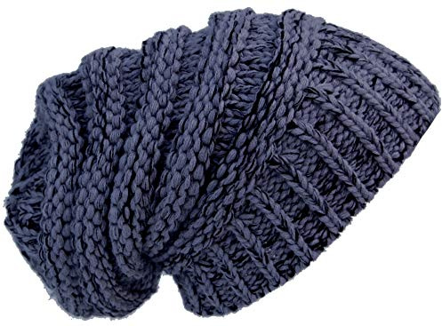 Cool4 Herren Damen Unisex Strickbeanie Slouch Grobstrick Beanie Strickmütze Mütze A20
