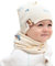MAKFORT Loop Kinder Mit Beanie Mütze Kinder Baumwoll Schals Baby Schals Winter Loop Schal Junge Und Mädchen