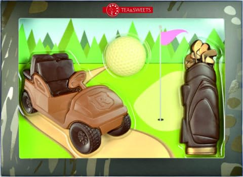 Golf-Set aus Schokolade I Geschenk für Golfer & Golferin