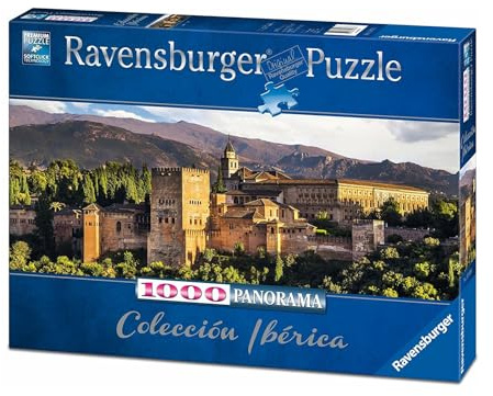 Ravensburger Puzzle 2D Panoramiczne 1000 elementów: Alhambra, Granada, Nowy Design