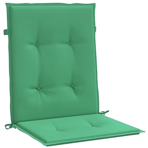 Tidyard 6X Gartenstuhlauflagen Niedriglehner, Sitzauflagen, Stuhlauflagen für Niederlehner, Auflagen Niedriglehner, Gartenstuhl Auflage Kissen Sitzkissen Stuhlkissen, Grün 100x50x3 cm