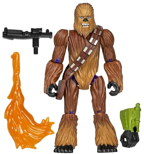Star Wars Hasbro MixMashers, Chewbecca, action figure e accessori personalizzabili da mischiare e abbinare