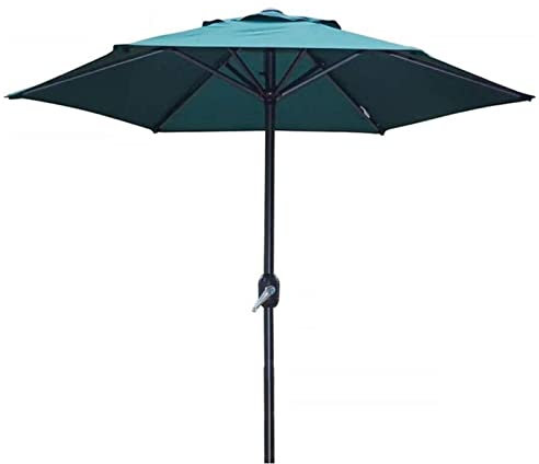 Gartenschirm für den Außenbereich, 2 m Terrassenschirm mit Kurbel, stabile und Feste Struktur, UV-Schutz, für den Außenbereich, Garten, Balkon, Pool, gut