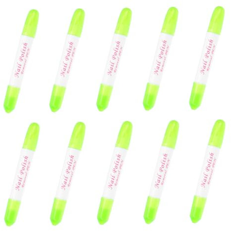 WOONEKY 30piezas Pluma Correctora De Esmalte De Uñas Removedor De Esmalte Recargable Cabezal De Limpieza Herramienta De Manicura Para De Uñas y Profesional