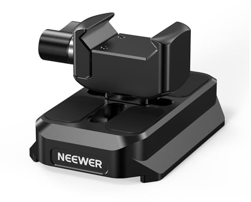 NEEWER NATO Klemme auf Arca Typ Quick Release Platte Adapter, Kompatibel mit DJI RS4 RS4 PRO RS 3 RS 3 PRO RS 2 RSC 2 Gimbal Stativ Videokopf SmallRig Kamerakäfig für vertikale Aufnahmen, CA129