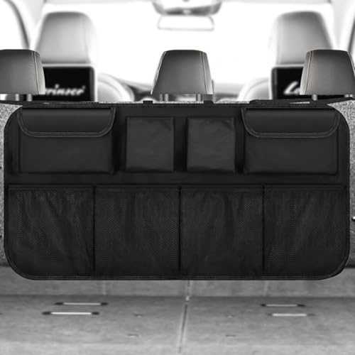 MSMDG Auto Kofferraum Organizer für Mercedes-Benz Klasse A, Faltbarer Auto Aufbewahrungstasche Kofferraum Organizer, Schwarz