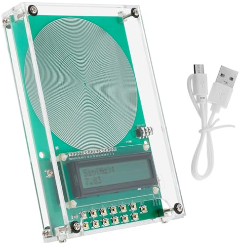 Schumann Generatore di onde a risonanza Schumann, frequenza regolabile, 0,01 Hz~ 30000 Hz, con copertura in acrilico, alimentato USB, 7,83 Hz, generatore d'onda Schumann, per viaggi a casa
