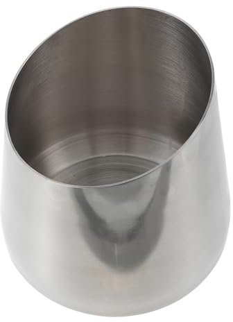 Cabilock Cubo De Hielo De Acero Inoxidable Antióxido Cubitera para Champán y Vino Resistente y Práctico para Bar y Mesa Diseño Simple y Duradero Plata