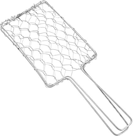 ROMISBABA Cesta De Barbacoa Portátil Rejilla Antiadherente Para Pesca y Picnic Soporte Resistente Para Asar Alimentos y Evitar Caídas Para Fiestas y Camping