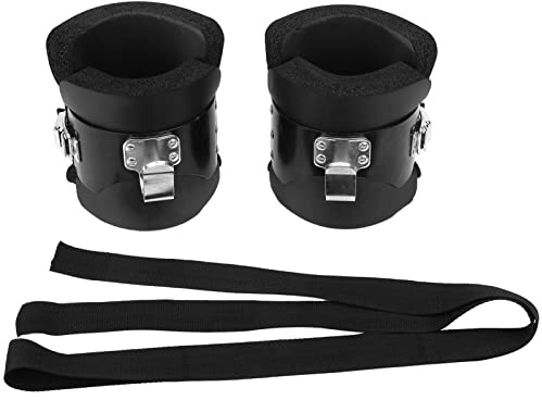 EIMSOAH Par Av Anti Gra Vity Inversion Hängande Pull Up Boots, Abdominal Crunch Sitt Stångkrokar, Upp och Ner Skor för Trycklättnad för Hemmet Gym Fitness Nacke Smärtlindring