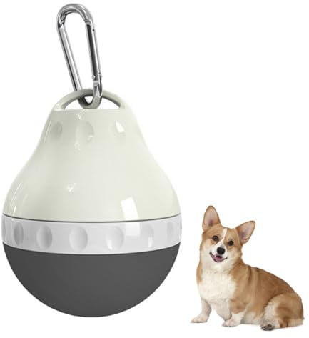 Haustier Trinkflasche, 200ml Tragbare Hunde Reisetrinkflasche, Auslaufsicher Silikon Hundetrinkflasche mit Abnehmbarer Napf für kleine Haustiere zum Spazierengehen, Wandern und Reisen