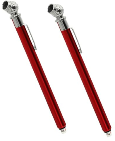 ABOOFAN 2 Pezzi Misuratore Pressione Pneumatici Meccanico Psi Portatile e Compatto per Auto Facile da Usare e Inossidabile Letture Accurate e Affidabili