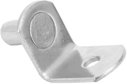 FILFEEL Regalhalterungen, Regalstifte für Regale Regalstützen Stifte 90 Grad Rechtwinklige Halterung Stützstifte mit Loch, 10 Pcs L -Klammerscheibe, Regalhalterung Schrankmöbel