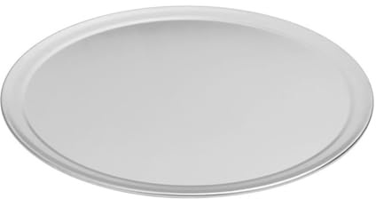 Flaroey Teglia per Pizza In Alluminio con Bordo 14 Pollici - Resistente, Leggera, Cottura