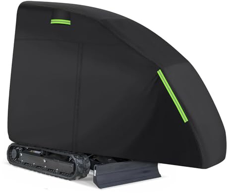 Garosa Housse de Protection Oxford 210D pour Mini Pelle Bobcat E20 KX121 Takeuchi TB260 – Housse étanche à Fermeture éclair avec Bandes Réfléchissantes, Protection de L'équipement de