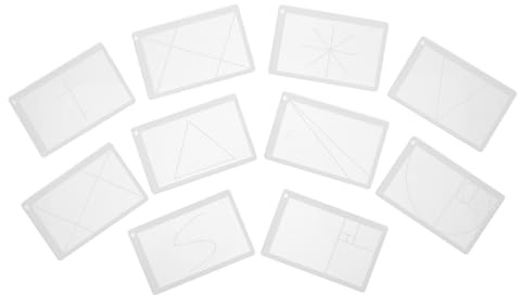 ULDIGI Strumento Divisore Proporzionale per Artisti con Righello Regolabile in Acrilico Calcolatore Rapporto Aureo per Disegno Composizione e Fotografia Adatto Pittura e Schizzi