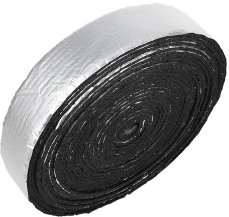IWOWHERO Cinta Aislante Térmica Autoadhesiva para Tuberías de Agua Aluminio Foil Resistente al Frío y Humedad Aislamiento para Protección Invernal Caravanas