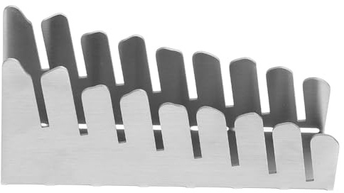 SUPVOX Porta Sottobicchieri in Acciaio Inossidabile Mensola da Banco Multifunzionale per Cucina e Casa, Organizzatore Portaoggetti Resistente e Facile da Pulire
