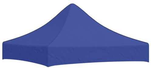 HOMELEN Party Tent Roof Replacement 2x2m Blue 600D Oxford Waterproof UV Resistant - PVC Coated Polyester Fabric Pop-Up Canopy Top Cover for Outdoor Garden Marquee Events and Camping Shelter