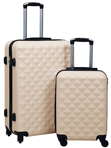 GeenYuu Juego de 2 carros rígidos con candado TSA y mango telescópico, 55 x 36 x 22 cm y 76 x 48 x 28 cm, ruedas de 360 grados, ligero y estable, equipaje de viaje para vuelo, negocios y vacaciones