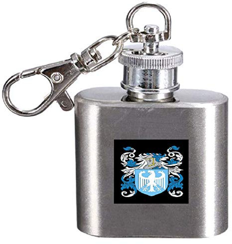 Kerying Flasque gravée avec blason de famille 28,3 g
