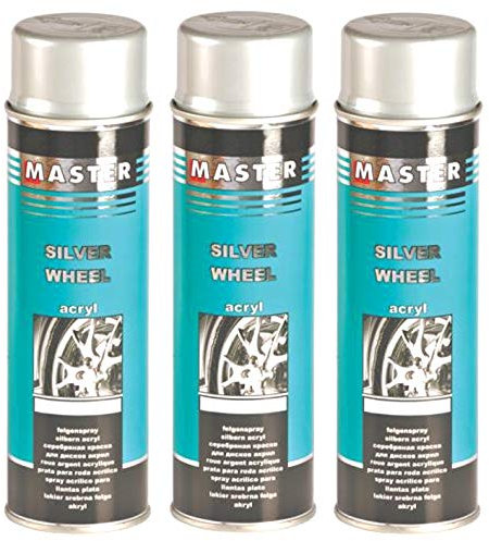 Troton FELGENLACK Silber 500ml Spray Felgen LACKSPRAY FELGENSILBER AUTOLACK Wheels Paint Silver (3)