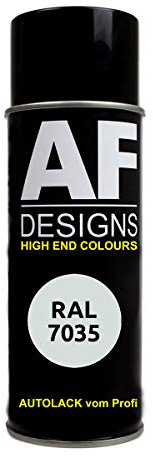 Alex Flittner Designs RAL Lackspray Autolack Sprühdose Spraydose RAL7035 LICHTGRAU glänzend