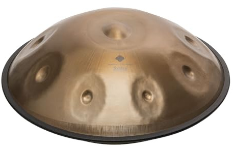 SELA Harmony Handpan C# Amara I inklusive gepolsterter Tasche und Baumwollhandschuhe I handmade I hochwertiges Percussioninstrument aus Edelstahl