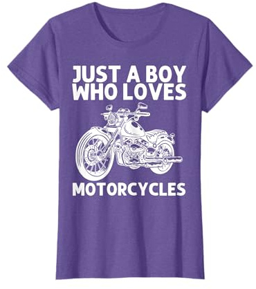Cool Motorcycle Art For Boys Kids Bike Rider Motorbike Ride T-Shirt
