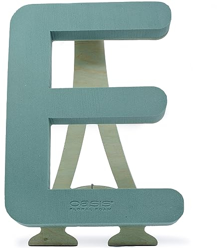 Flowerbox Oasis Steckschaum Bioline Buchstabe E 37cm Steckmasse Steckschwamm