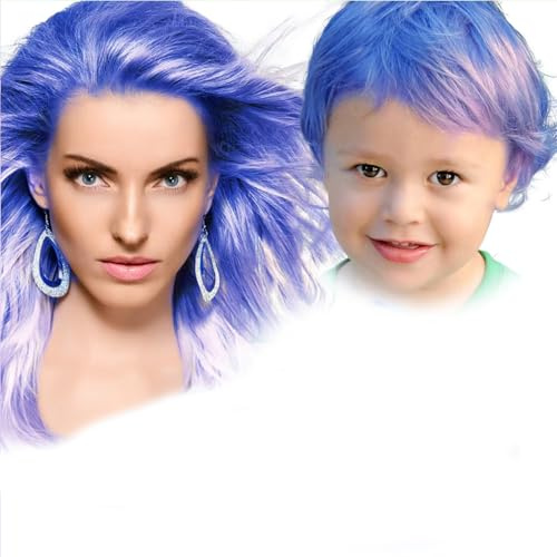 HaiolorPro Ultramarin Temporäre Haarfarbe Auswaschbar, Haarfarbe Wachs für Männer und Frauen