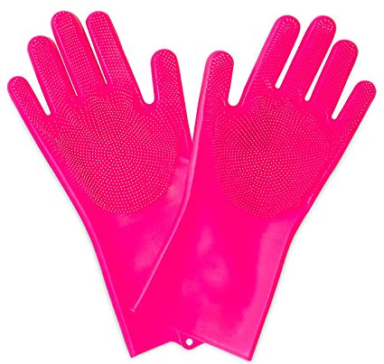 Muc-Off DEEP SCRUBBER REINIGUNGSHANDSCHUH PINK | Größe XL