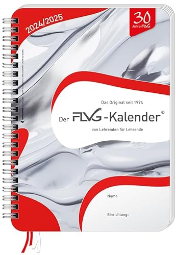 FLVG Lehrerkalender 2024/2025 A5 für Lehrerinnen und Lehrer kompakter Schulplaner, Lehrerplaner für den Unterricht, Schule und Job