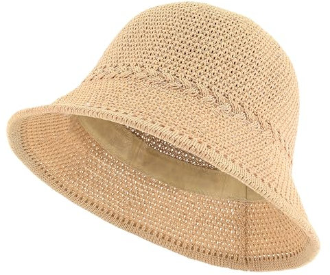 EINSKEY Sonnenhut Damen UV-Schutz Faltbarer Fischerhut – Stylischer Outdoor Bucket Hat für Strand, Gartenarbeit, Reisen & Wandern