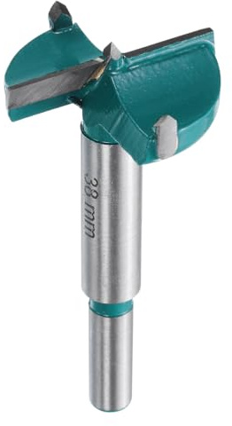 QUARKZMAN Punta Trapano Forstner 1-1/2 38mm Carburo di Tungsteno Verde | Taglierina Aprire Fori Punte Trapano, per Legno, per Cerniere Falegnameria