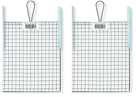 Farbabstreifgitter Abstreifgitter Farbgitter Malergitter SG SOLIDGUARD Metall verzinkt mit Biegestreifen (26 x 30 cm (2Stk))