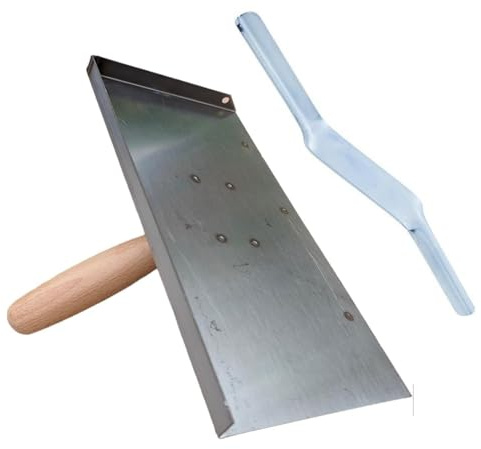 Stainless Steel Pointing Brickwork Hawk + Brick Jointer, Pointing, Bricklaying, Hawk, Jointing, Support, Stand, DIY (SJ1610)