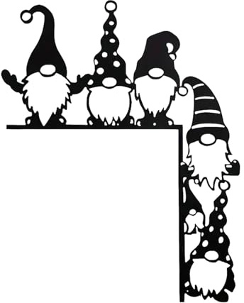 Wichtel Türrahmen Dekoration, Weihnachten Türschild Kunst, Weihnachten Türen , Niedliche Türrahmen Ornament, Wichtel Türrahmen Dekoration für Weihnachten, Niedliche Fensterrahmen Ornament für